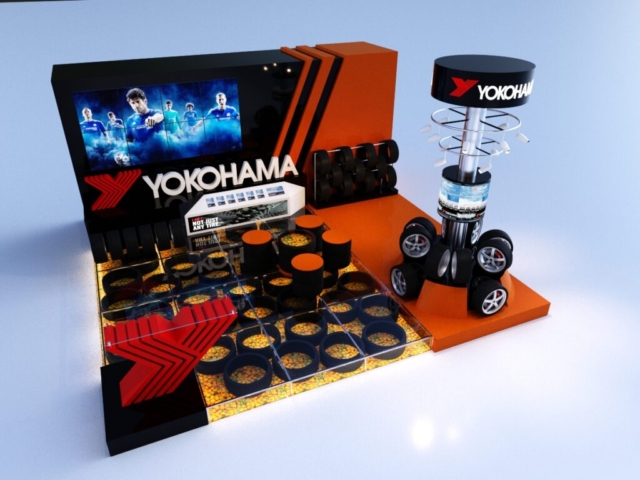 Yokohama's booth