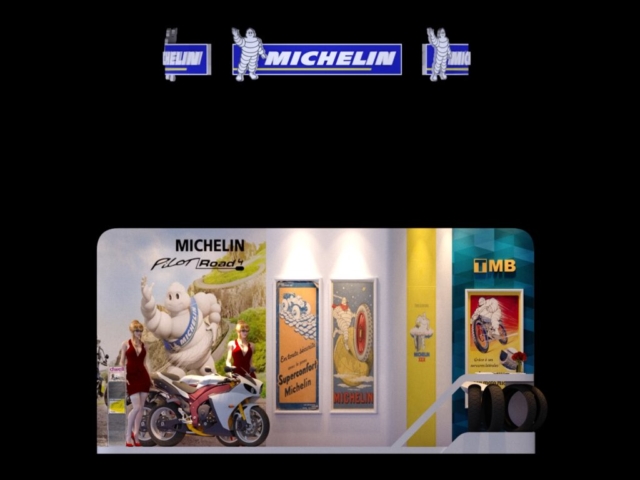 Michelin's booth