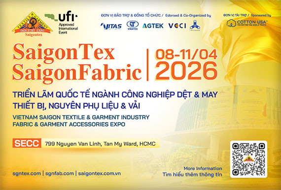 Vietnam Saigon Textile & Garment Industry - Fabric & Garment Accessories Expo 2026