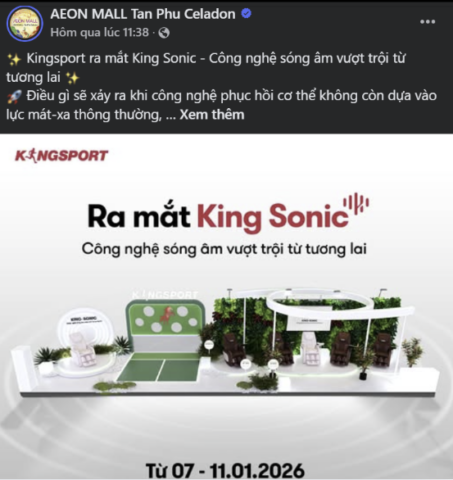 KINGSPORT ACTIVATION - AEON MALL TÂN PHÚ