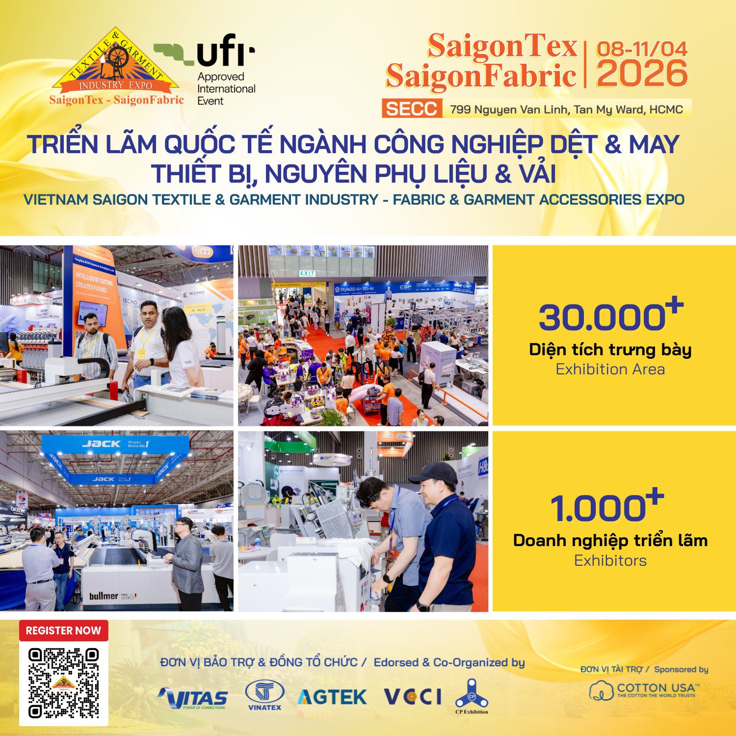 Quy mô dự kiến của [TÊN TRIỂN LÃM] [NĂM]